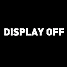 (APEX) DISPLAY OFF  function