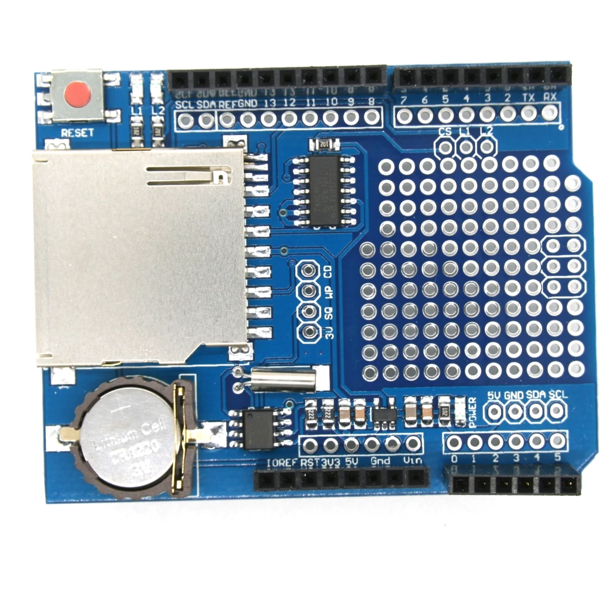 5PCS Data Logger Module Logging Data Recorder Shield for Arduino UNO SD Card
