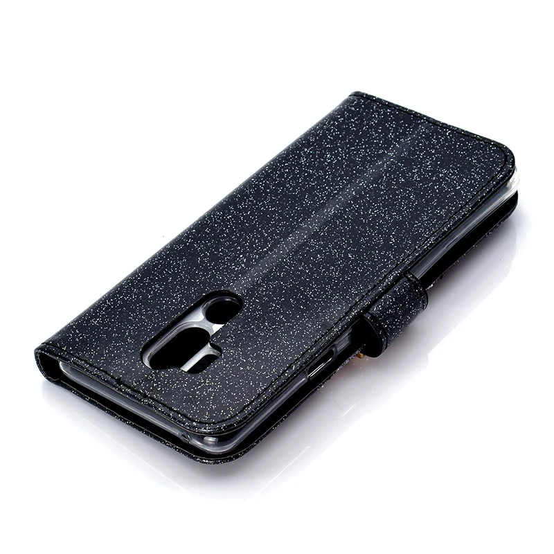 KEFO Bling Glitter Wallet Case For LG G7 Diamond Flip Mirror Cover For LG Stylo 4  K8 2018  K10 2018 Card Holder Coque Capa    (14)