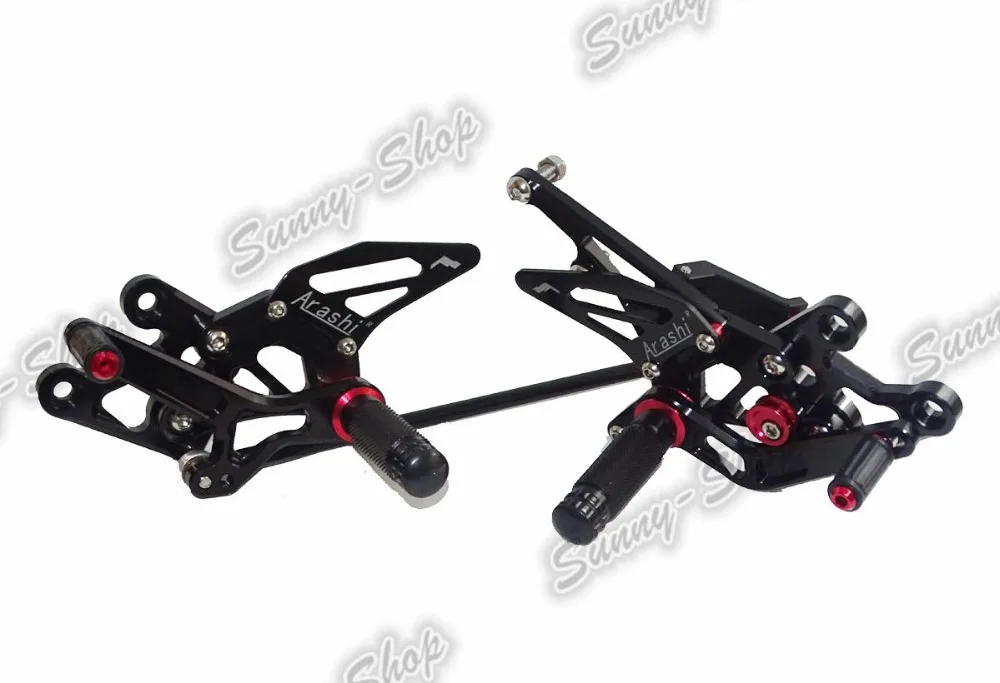 waase CNC Aluminium Adjustable Rider Rear Sets Rearset Foot Rest Pegs Black For YAMAHA FZ8 RN25 2010 2011 2012 2013 waase CNC Aluminium Adjustable Rider Rear Sets Rearset Foot Rest Pegs Black For YAMAHA FZ8 RN25 2010 2011 2012 2013