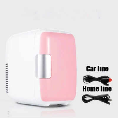 

Dual-Use 4L Home Car Use Refrigerators Ultra Quiet Low Noise Car Mini Refrigerators Freezer Cooling Heating Box Fridge