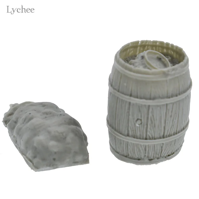Lychee Life 1/35 Резиновые модели сцена аксессуары извлеченные масляные барабаны