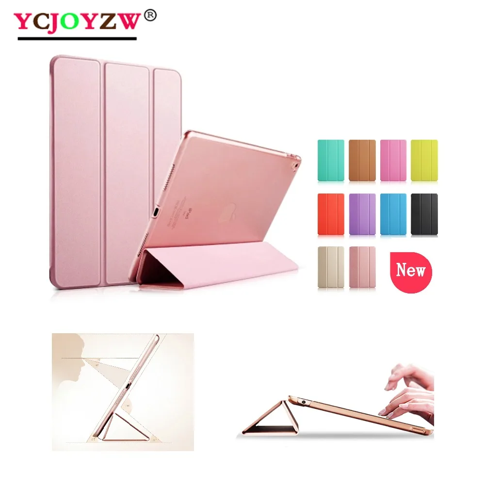 

Official 6th Case For 2017 2018 New ipad 9.7 inch : A1822`A1823`A1893`A1954,PU Leather Smart Auto Sleep Ultra-thin Cover-YCJOYZW