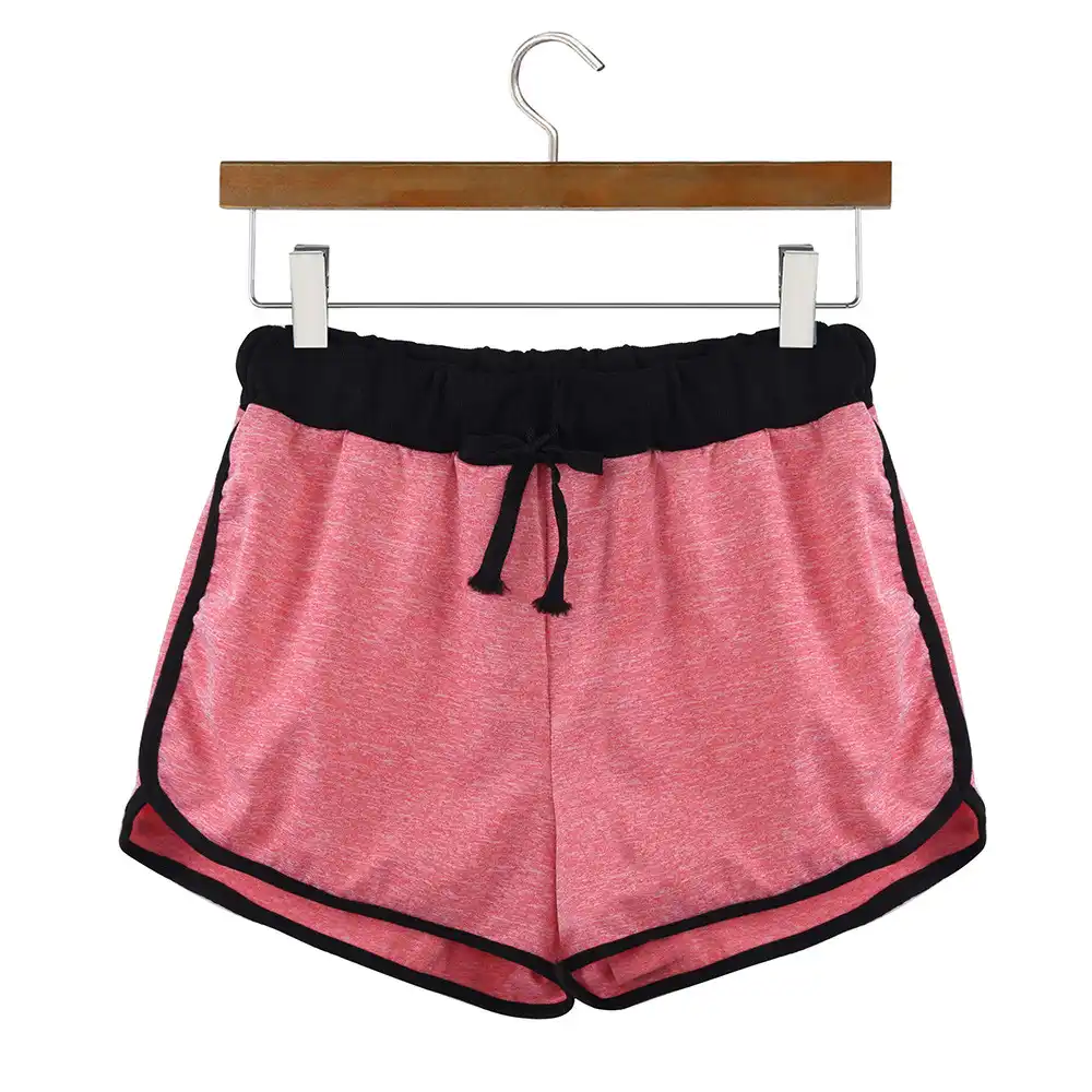 drawstring waist ringer shorts