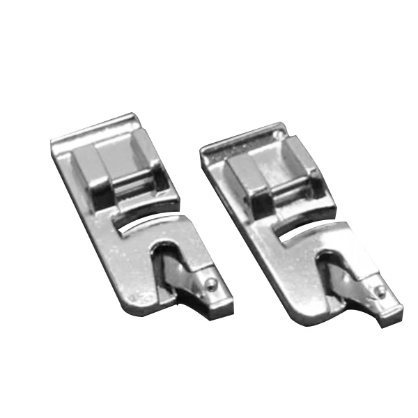 

2pcs 6mm+4mm Snap-On Rolled Hem Narrrow Hem Presser Feet
