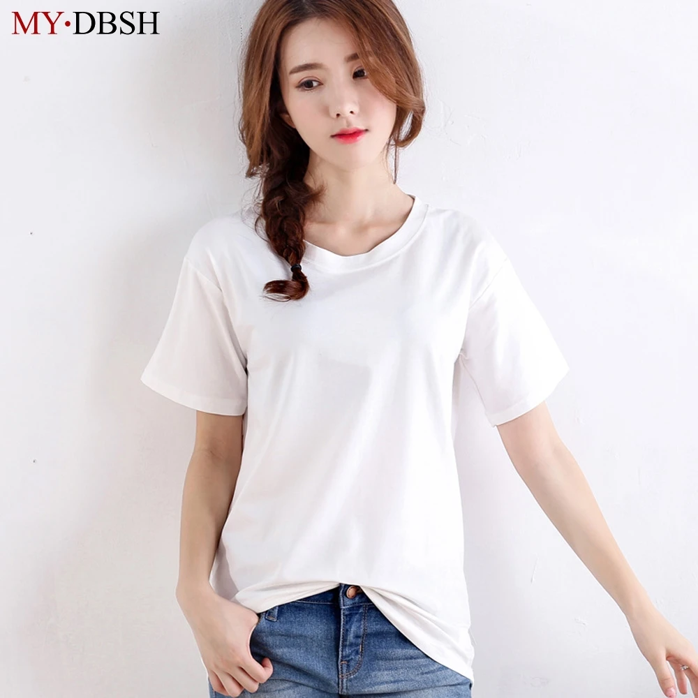 2018 Fashion Women Tee Shirt Casual O Neck T-Shirts Loose...