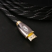 SKW HDMI Cable HDMI to HDMI Braided Zinc Alloy Cable HDMI 2.0 4K 1080P 3D for PS3 Projector HD LCD Apple TV Computer Cables