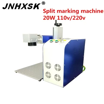 

JNHXSK fiber laser marking machine with 20W 200x200mm lens free shipping by sea high quality cheaper prices for ring metal mark