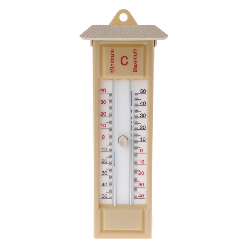 Greenhouse Max Min Press Thermometer Traditional Temperature Monitor 40