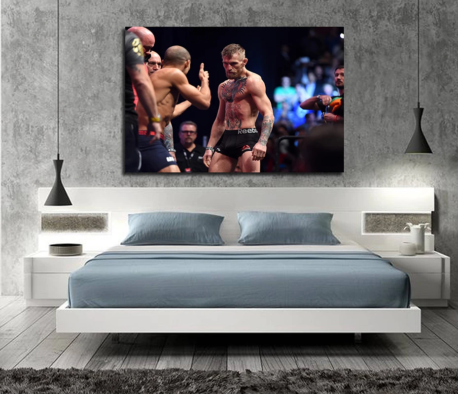 Конор Макгрегор ирландский ММА UFC Featherweight Чемпион плакаты Масляная картина на холсте Живопись - Цвет: 14