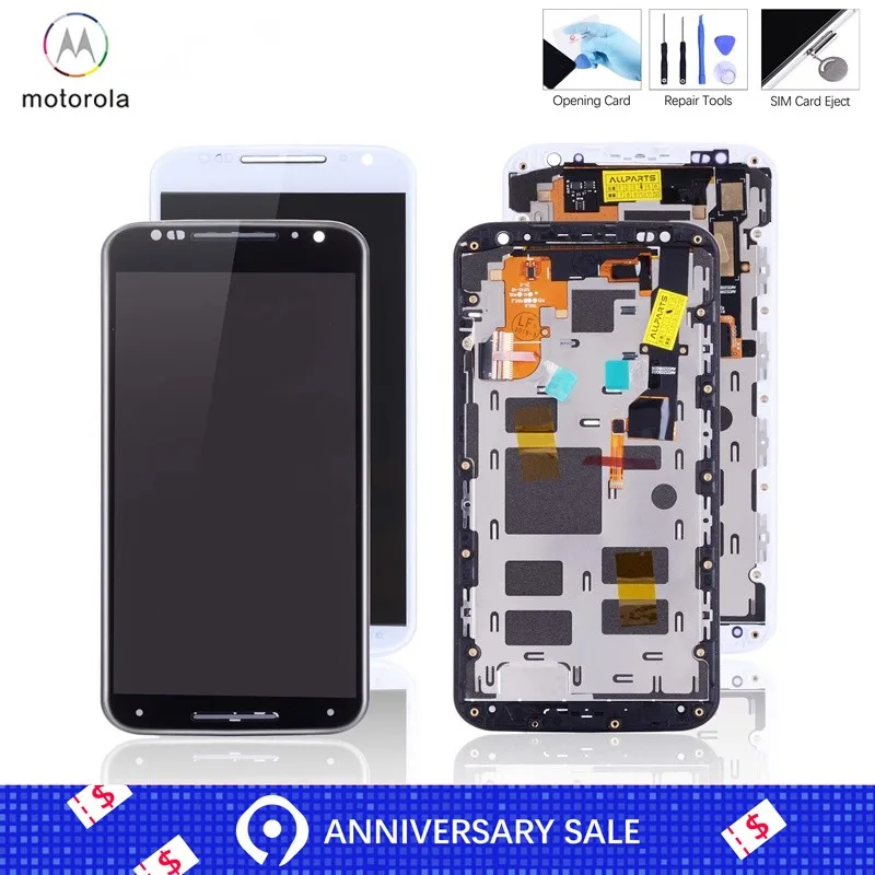 

Display For Motorola Moto X2 LCD Display LCD Screen for Motorola x2 x 1 xt1096 xt1097 with Touch Screen Digitize Xt1092 Xt1095