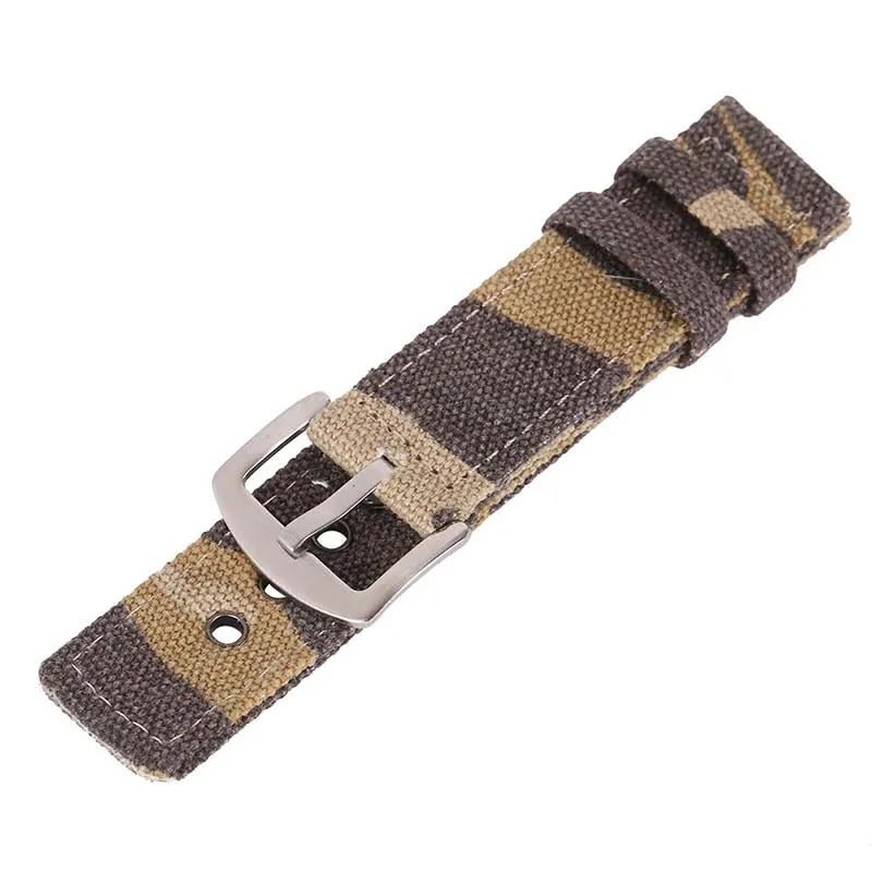 2019 модные парусиновые камуфляжные часы ремешок для мужчин и женщин часы ремень аксессуары наручные часы браслет