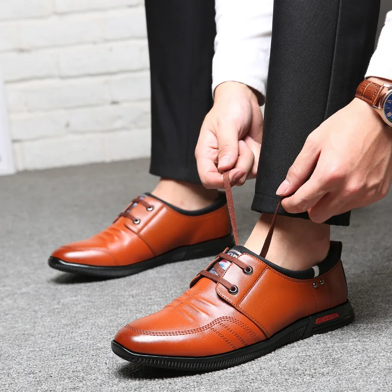 

Exceed Fine Man Leisure Time Leather Shoes Shoes Head Leisure Time Male Shoe