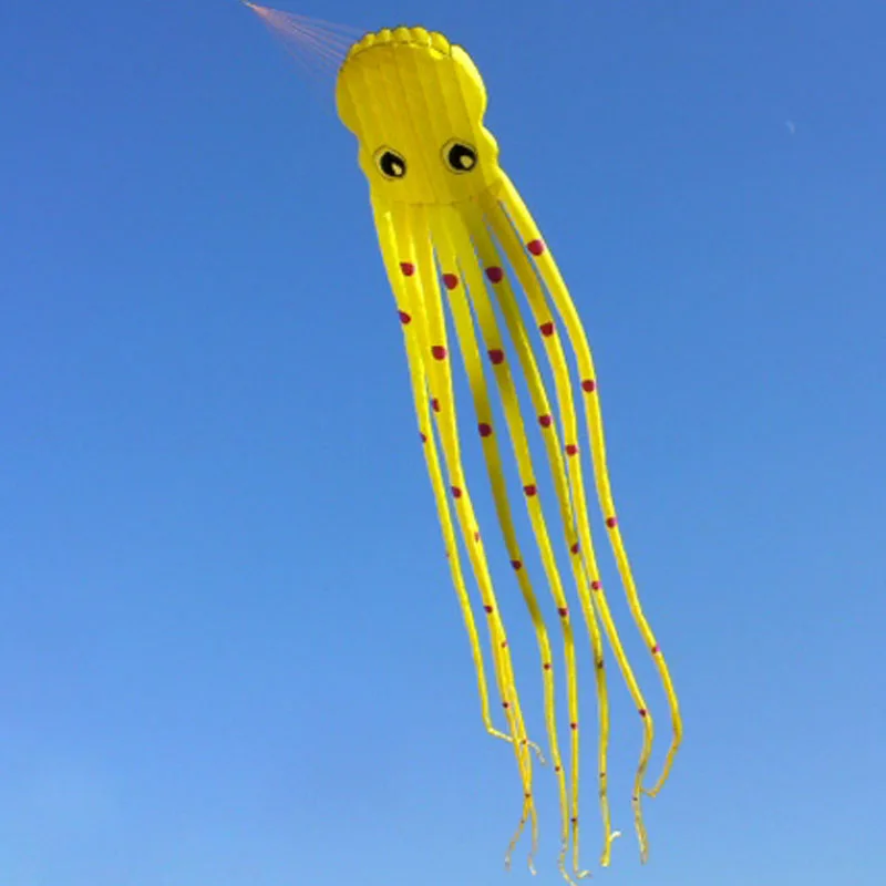 15 м большой парафойл воздушный змей Летающий Однолинейный Мягкий Осьминог воздушный змей для взрослых шоу фестиваль открытый игрушки Спорт Пляж Fly