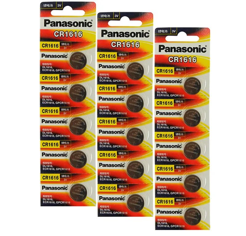 Buy 15PCS Panasonic CR1616 Button Cell Coin Batteries