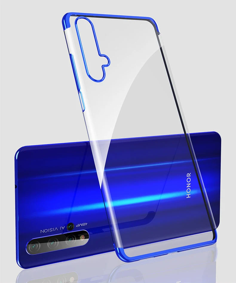 Чехол KEYSION с покрытием для телефона Huawei Honor 20 Pro 20i Lite View V20 прозрачная Мягкая