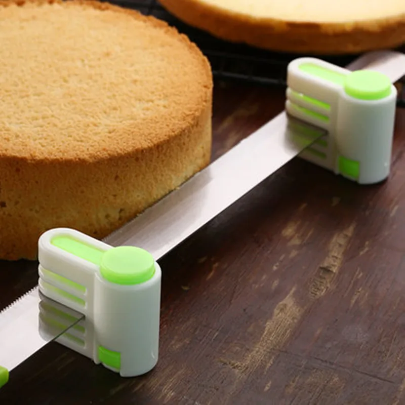

5 Layers DIY Cake Bread Cutter Leveler Slicer Set Cutting Fixator Tools cake decorating tools For Kitchen 2 PCS/Set