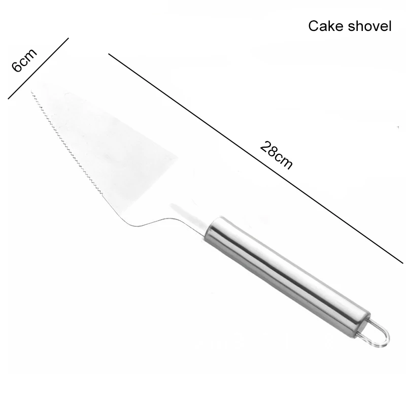 cake shovel 1 шт. нож для резки сыра, шоколада, пиццы, ложка для торта, теста, нож для сыра, аксессуары для выпечки, кухонные гаджеты - Color: cake shovel