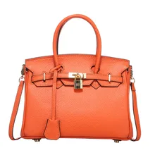 Litchi grain Brand Women Leather Handbags High Quality Shoulder Bags Fashion Genuine Leather Messenger Bag Ladies Tote Handbag