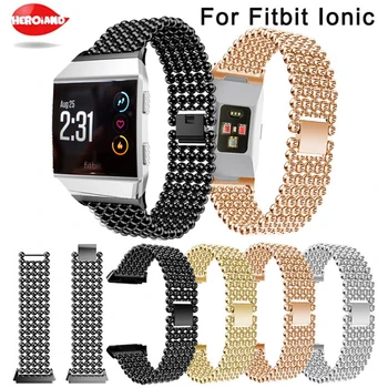 

Watch Band for Fitbit Ionic Stainless Steel Metal Replacement wrist Strap for Fitbit Ionic Smart watch Band Strap Bracelet watch