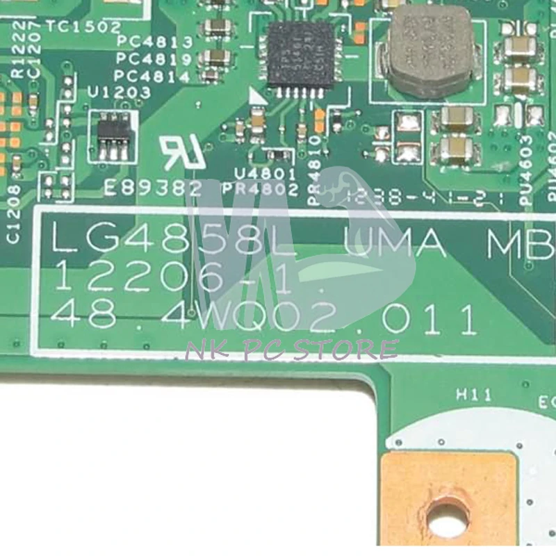 NOKOTION لينوفو G580 B580 اللوحة المحمول 48.4WQ02.011 12206-1 اللوحة الرئيسية HM70 UMA DDR3 شحن وحدة المعالجة المركزية