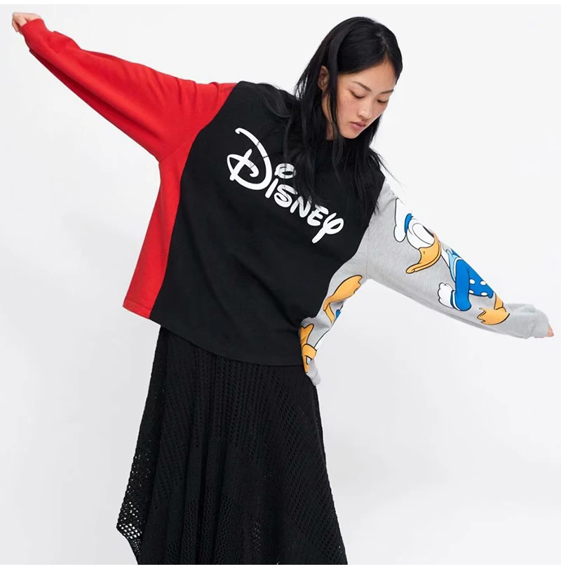 Artsnie streetwear cartoon print women sweatshirt spring 19 oversized hoodie o neck long sleeve knitted casual sweatshirts 4 knitted casual sweatshirts cartoon print women hoodie long sleeve