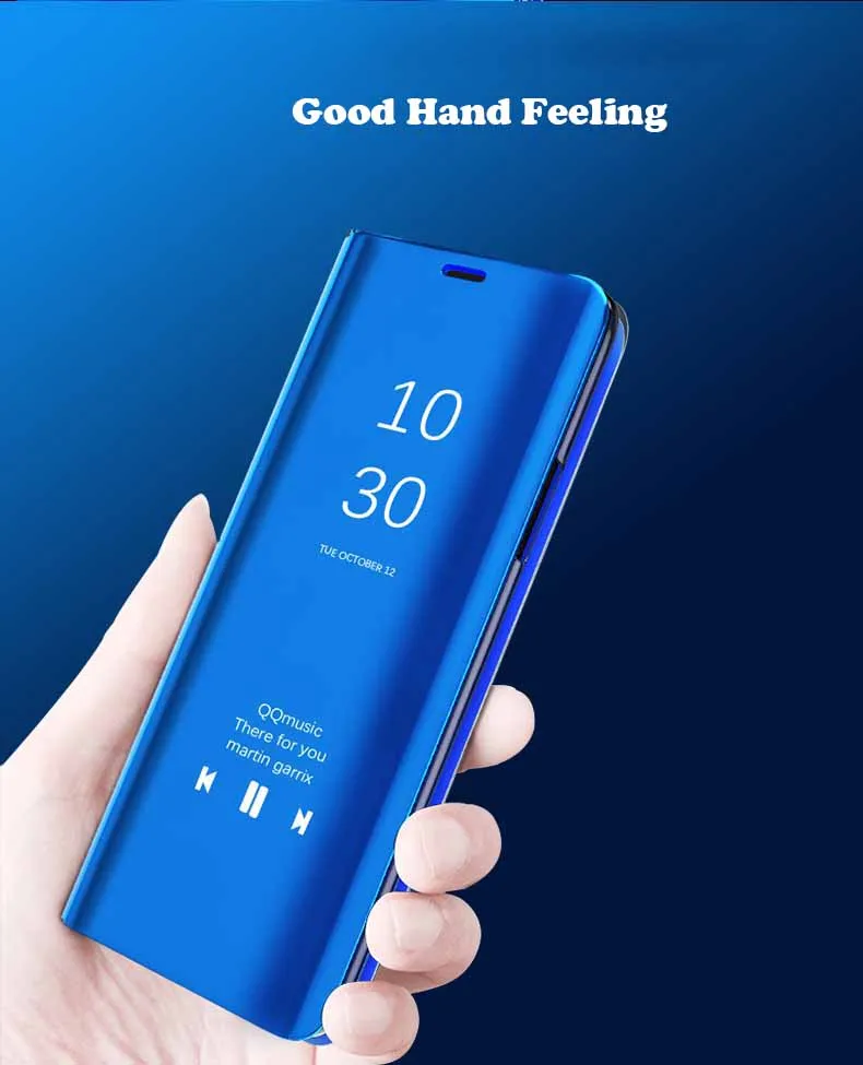 Для OPPO Real me 5 Чехол Realme5 чехол роскошный зеркальный флип-стенд смарт-чехол для OPPO Realme5 Pro Чехол Fundas Capa Shell