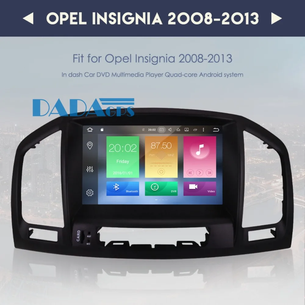 Excellent Android 8.0 7.1 Car DVD Player Radio GPS Navigation for Opel Vauxhall for Holden Insignia 2008-2013 Multimedia SatNav Audio Auto 3