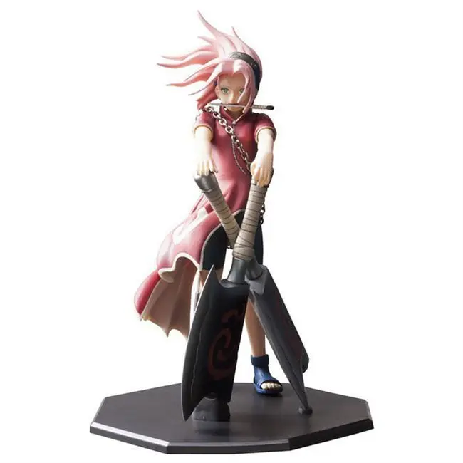 

25cm Naruto Shippuden Haruno Sakura Reviving Sharingan PVC Figure Collectible Model Toy -16