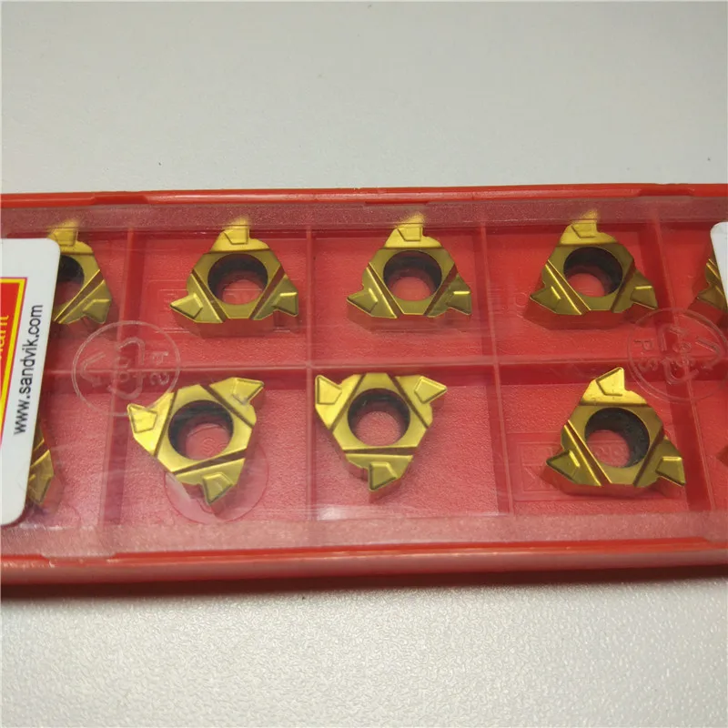 

10pcs R166.0G-16MM01-300 1020 *60 ISO-3.0EXTR Original CNC Carbide Inserts Milling turning tools