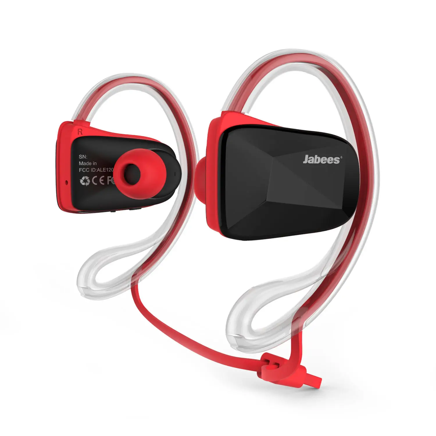 Bluetooth наушники,, Jabees BSport BT4.0, гарнитура, беспроводные, водонепроницаемые, наушники, audifonos, NFC, для бега, езды на велосипеде - Цвет: Red package