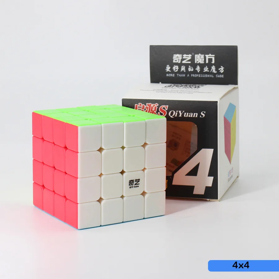 Qiyi волшебный скоростной куб 3x3x3 2x2x2 4x4x4 5x5x5 7x7x7 Пирамида Sq1 зеркало головоломка Cubo Magico 2x2 3x3 4x4 5x5 7x7 игрушки для детей - Цвет: 4x4