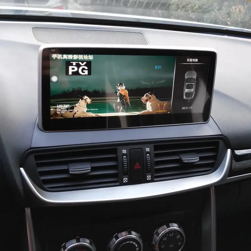 

LaiQi 10.25" Quadcore Car DVD player 1024x480 Horizontal Screen Stereo GPS Navigation Radio for Mazda Alexla/Atenza