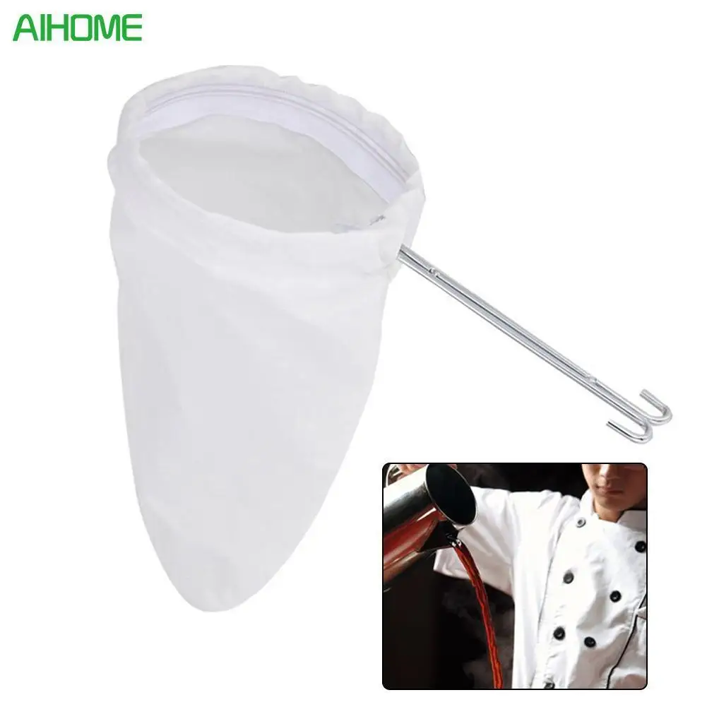 Coffee Milk Tea Filter Bag Milk Filter Bag Hong Kong Style Steel Pull