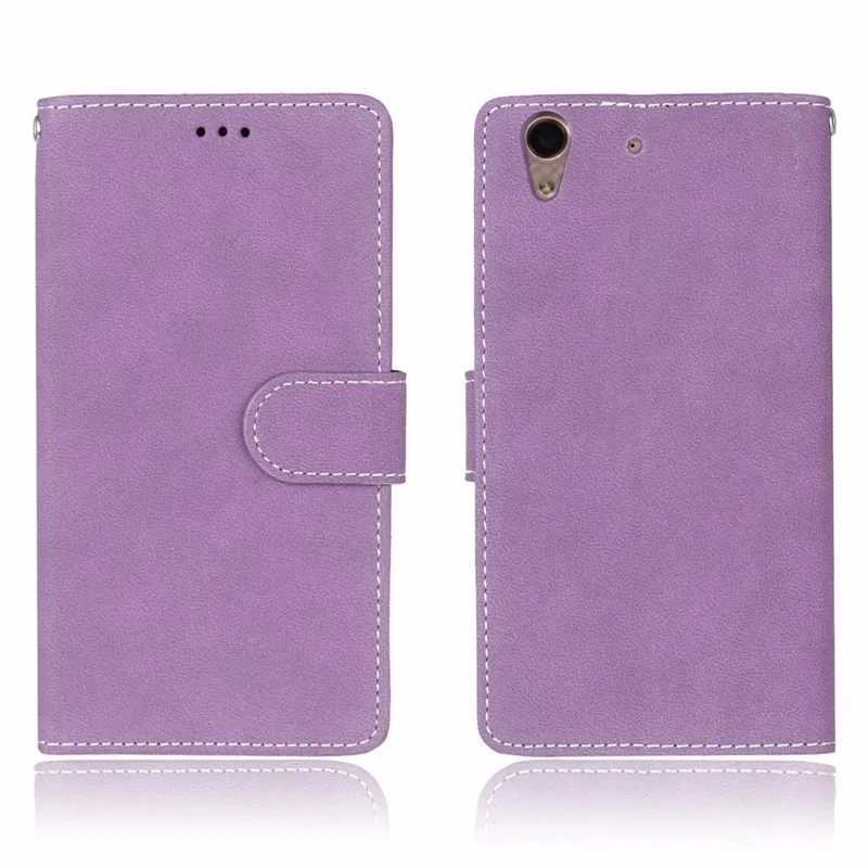 For Huawei Y6 II Case 5.5 Inch Wallet PU Leather Back Cover Phone Case For Huawei Y6 II Y6II Y6 2 Case Protective Flip Bag (101)