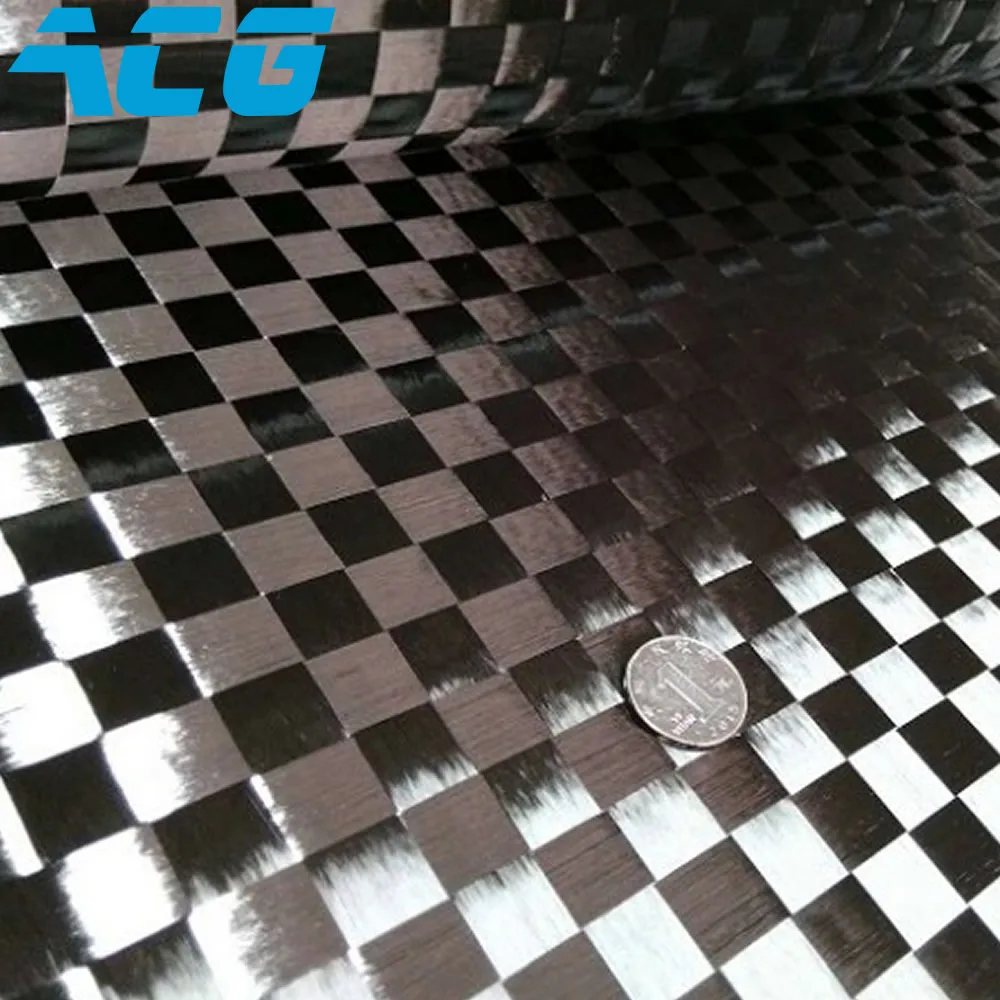 

100GSM 16mmX16mm 12K Spread Tow carbon fiber fabric