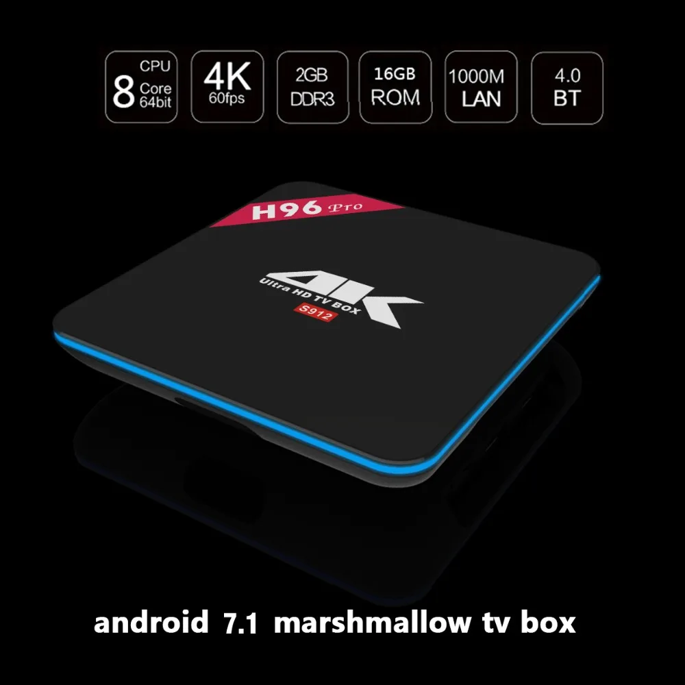 H96 pro-S912 android 6.0 marshmallow tv box 2g_16g