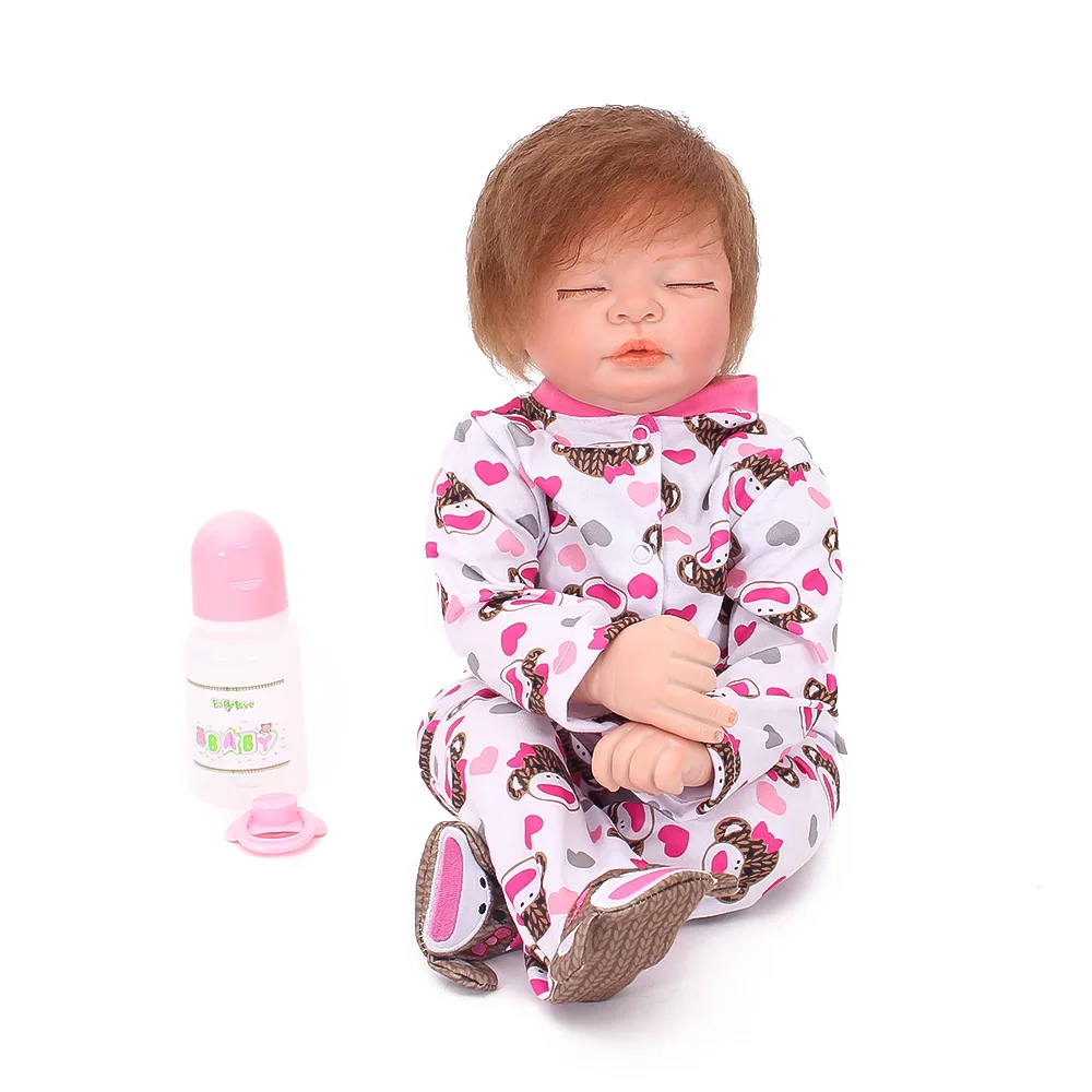 Кукла Bebes Reborn 22 дюймов 55 см Силиконовая виниловая Реалистичная кукла-младенец малыши Bonecas девочка ребенок подарок juguetes