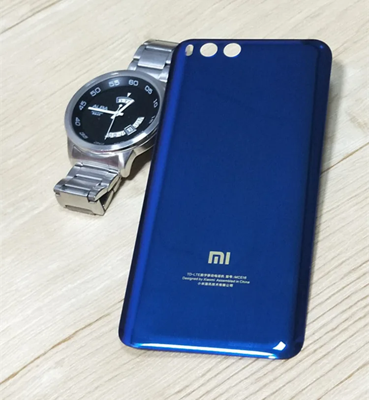 Новинка для xiaomi mi 6 mi 6 запасные части Задняя крышка батареи дверь 3D стекло телефон Корпус чехол крышка батареи Чехол для mi 6