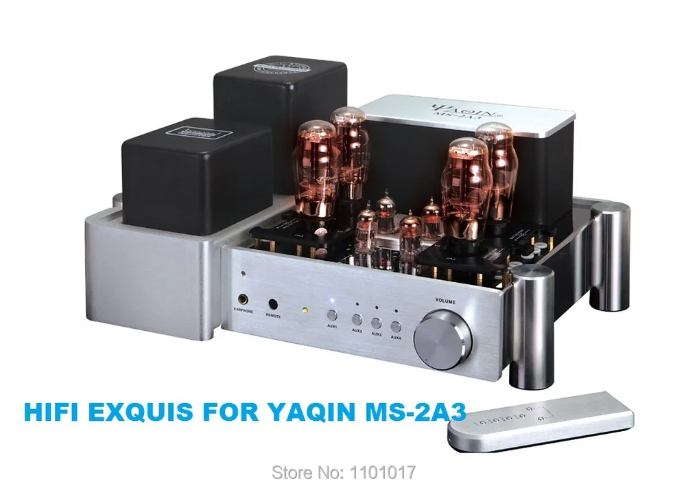 YAQIN MS-2A3 ламповый встроенный усилитель HIFI EXQUIS класса A ламповый усилитель выход для наушников дистанционное управление