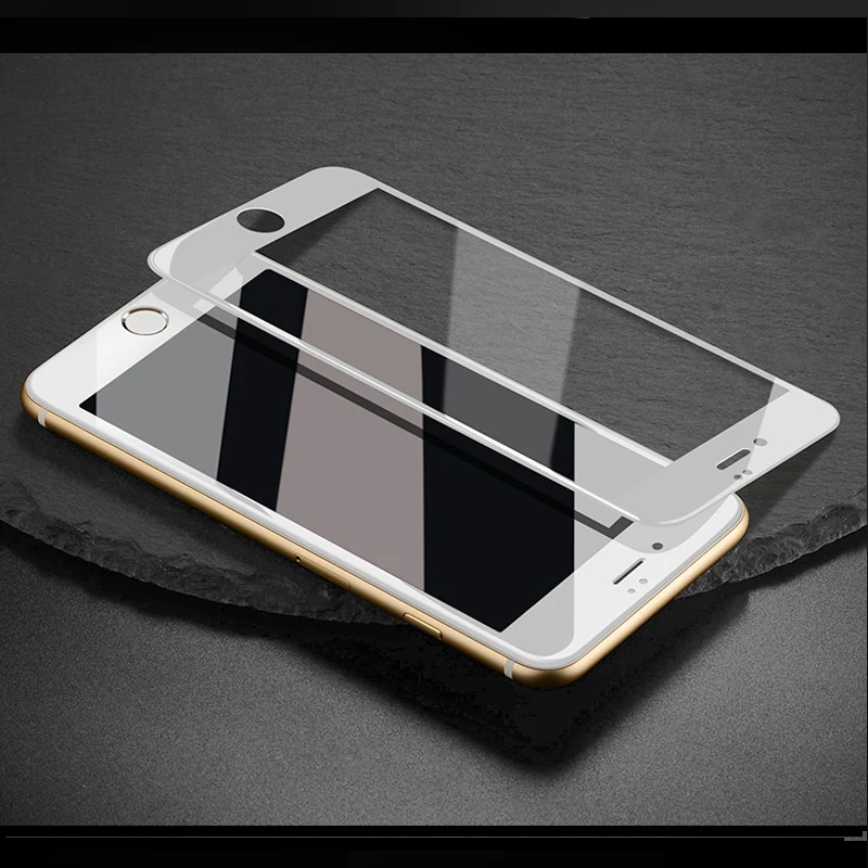 6D изогнутый край Полный чехол для iphone 8/8 Plus Защитная пленка для экрана для iphone 6/6 plus 6D закаленное стекло для iphone X стекло