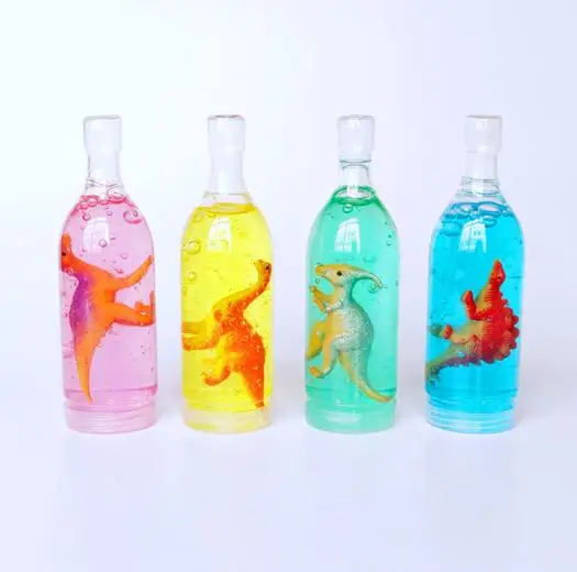 CHENG Ван слизь поставки глина бутылка из серии «сделай сам» динозавр слизь Кристалл грязи разнообразие случайных доставки стимулировать воображение - Цвет: Random delivery