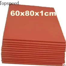 2 шт. термопресс машина силиконовый коврик 60x80x1 см Высокая термостойкость для теплопередачи сублимации