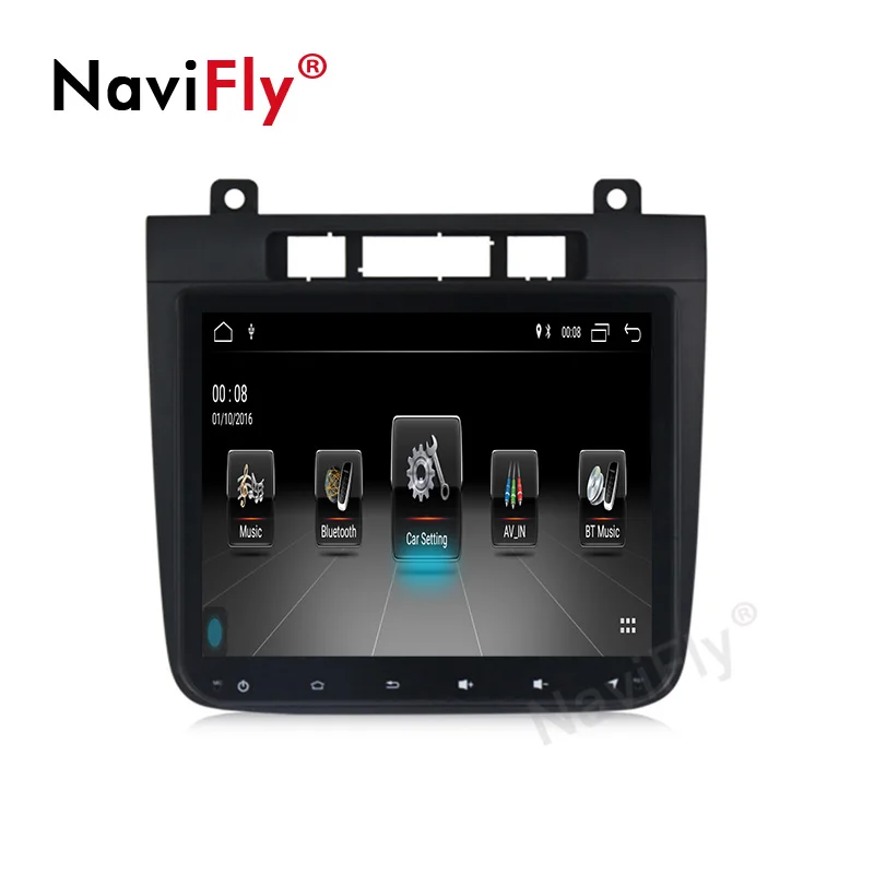  NaviFly 8.4'' android9.1 car gps navigation for Volkswagen TOUAREG2011-15 support view camera DVR B