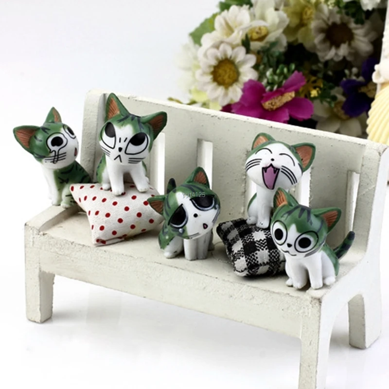 Новый мультфильм Lucky Cats микро пейзаж котенок Microlandschaft горшок культура