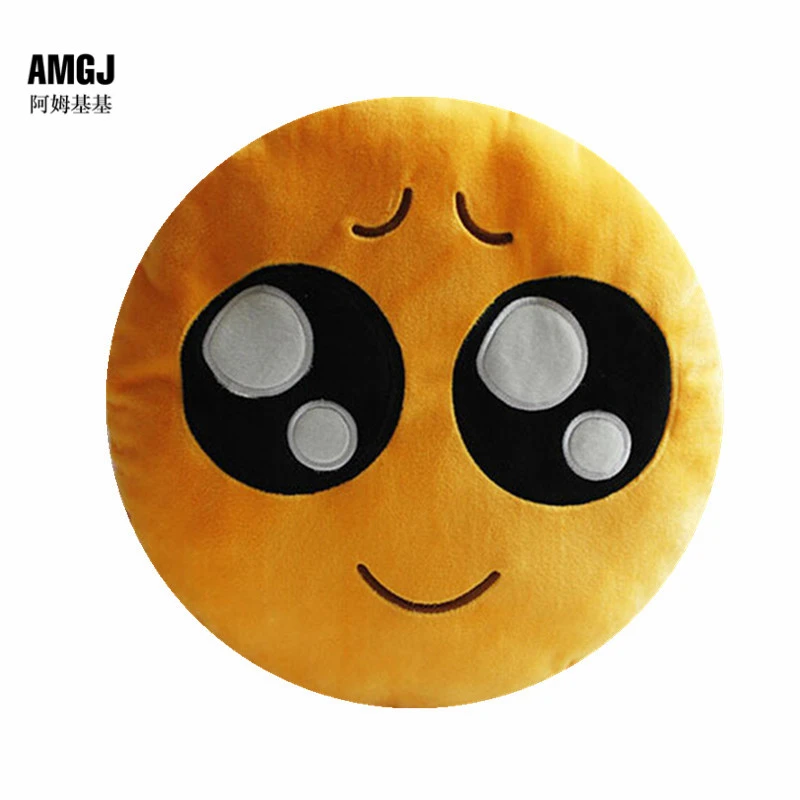 Gelb Runde Tranende Augen Muster Likable Emoticon Startseite Weihnachten Dekorative Stopften Plusch Emoji Kissen Kissen 32 Cm Geschenke Round Cushion Pattern Cushiondecorative Pillows Aliexpress