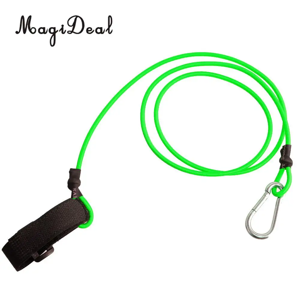 Elastic Kayak Canoe Safety Leash Fishing Rod Lanyard Paddle Leash for Kayaking Canoeing Rafting Inflatable Boat Accessories