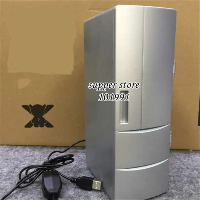 

Portable Mini USB Fridge Cooler Refrigerator Warmer Heating Cooling Mini Refrigerators For Bottled Water Beverages Coffee