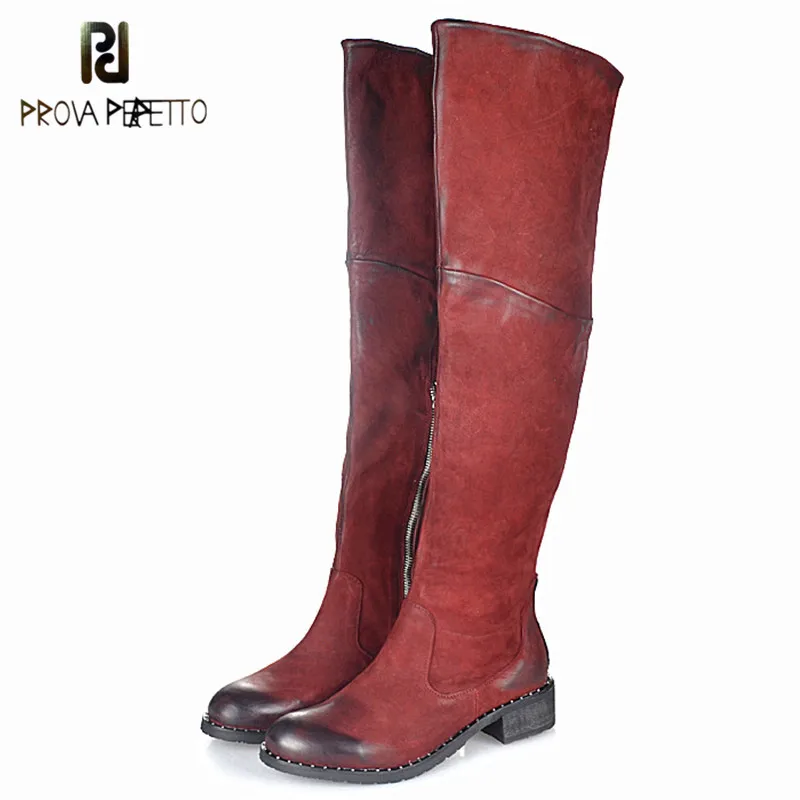 small heel long boots