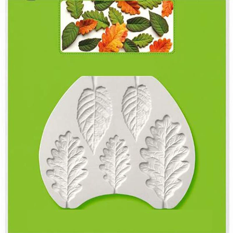

Yueyue Sugarcraft Leaf silicone mold fondant mold cake decorating tools chocolate gumpaste mold